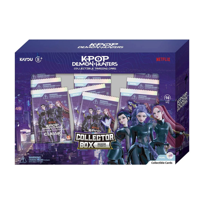 KPop Demon Hunters-Collectible Trading Cards-Classic Edition Bundle (10 packs)