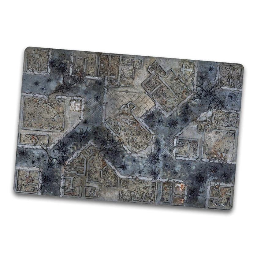 Warzone City: Gaming Mat 4ft x 6ft - Kraken Wargames