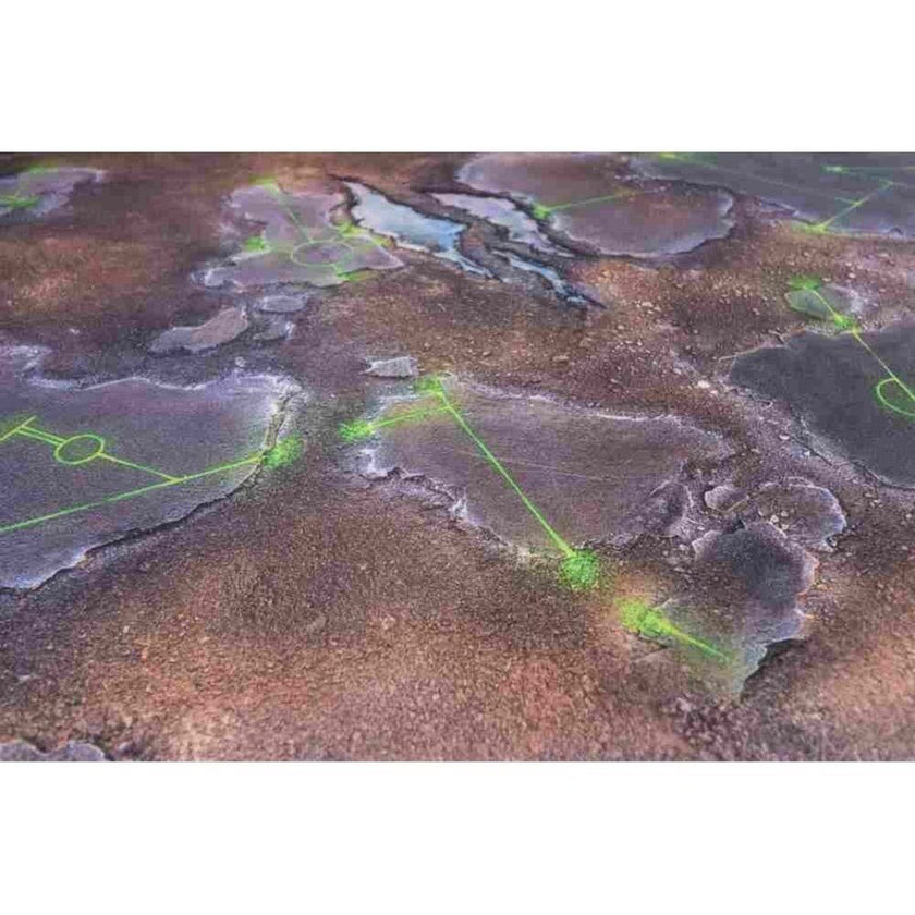 Alien Wasteland: Gaming Mat 44in x 60in - Kraken Wargames