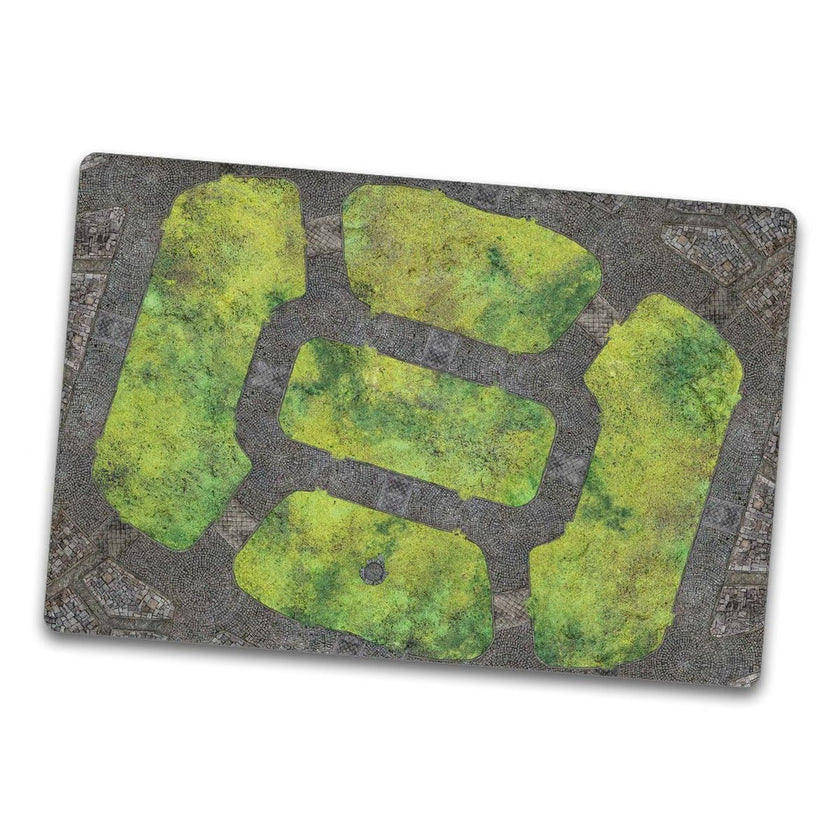 Cobblestone Park: Gaming Mat 4ft x 6ft - Kraken Wargames