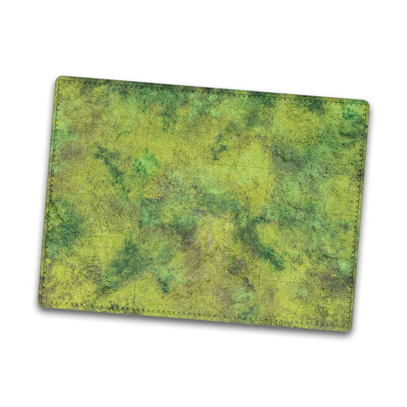 Grass Plain: Gaming Mat with Deployment Zones 44in x 60in - Kraken Wargames