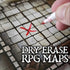 Essential RPG Battle Maps - Dungeon Set. 6 Wet/Dry Erase Battle Maps with 1 inch grid