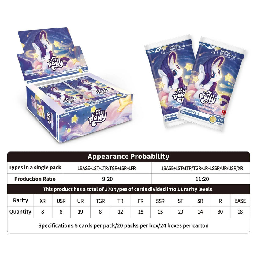 My Little Pony-Friendship Eternal Cards-Rainbow Edition Foil Box