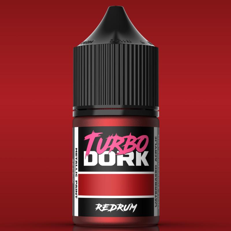 Turbo Dork: Redrum Metallic Acrylic Paint 22ml Bottle