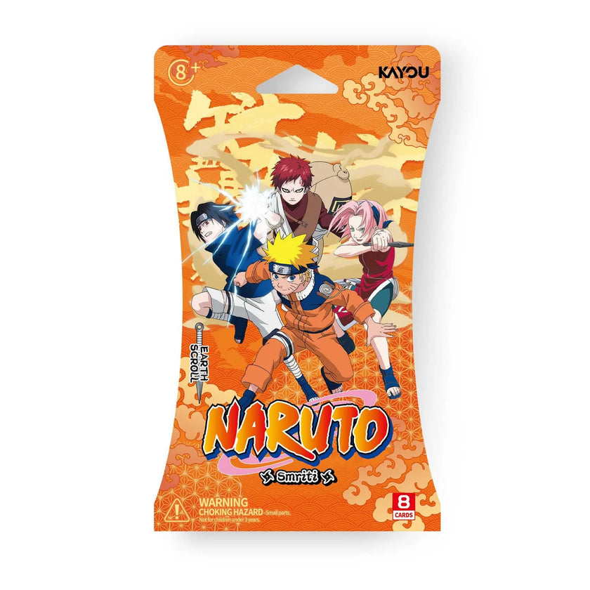 NARUTO-Smriti Collectible Cards-Earth Scroll Blister Pack