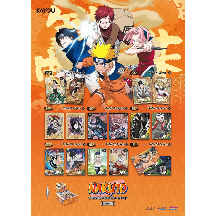 NARUTO-Smriti Collectible Cards-Earth Scroll Foil Box