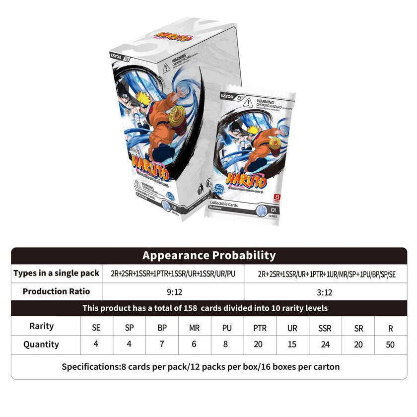 NARUTO-Smriti Collectible Card-Heaven Scroll Foil Box