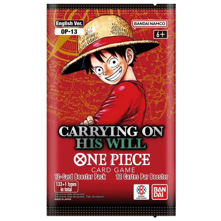 One Piece Card Game: CARRYING ON HIS WILL Booster Pack (OP-13)