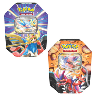 Pokemon Slashing Legends Ex Tin