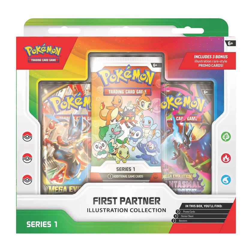 Pokemon First Partner Illustration Collection - Series 1