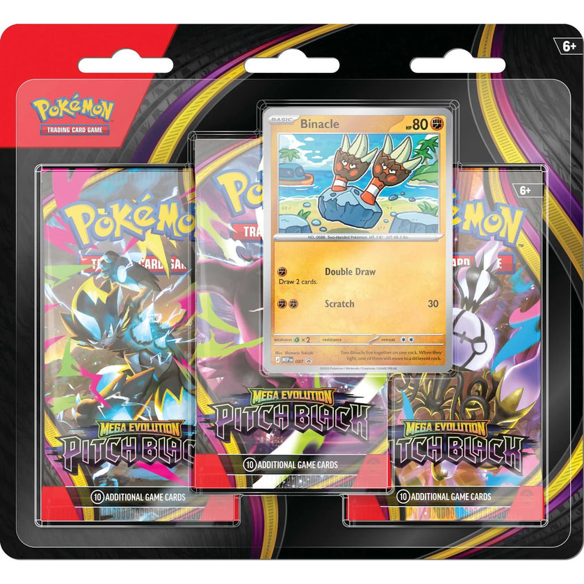 Pokémon TCG: Mega Evolution Pitch Black - 3 Pack CDU