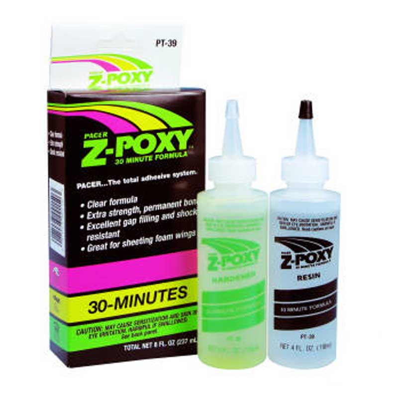 Pt39 Z-Poxy 30 Minute Epoxy 8Oz Zap