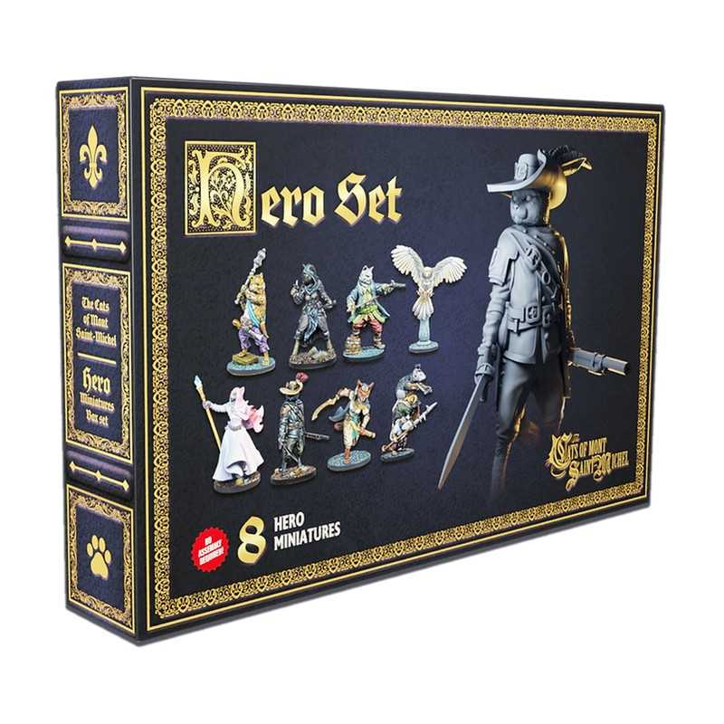 The Cats of Mont Saint Michel Hero Miniatures Set Expansion