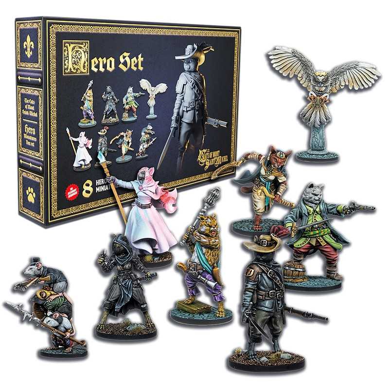 The Cats of Mont Saint Michel Hero Miniatures Set Expansion