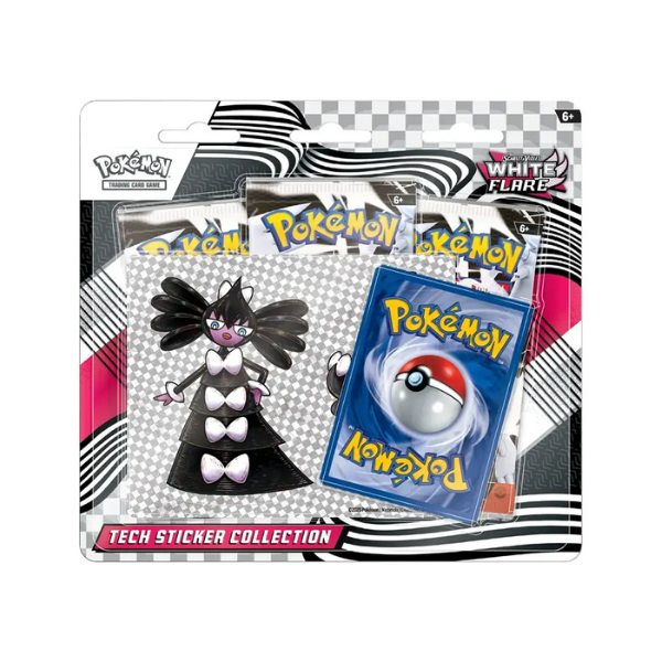 Pokemon White Flare Tech Sticker Gothitelle