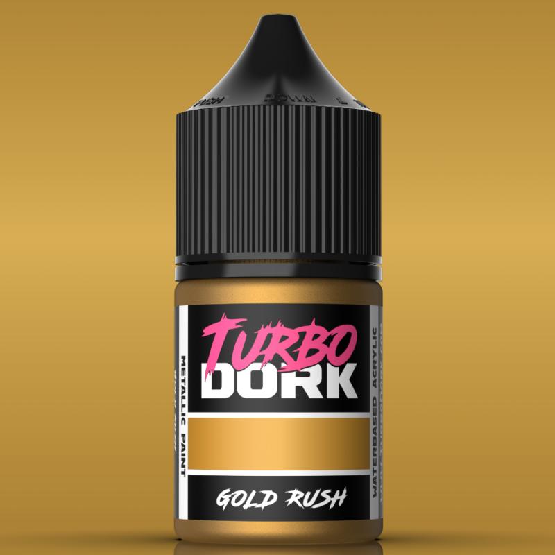 Turbo Dork: Gold Rush Metallic Acrylic Paint 22ml Bottle
