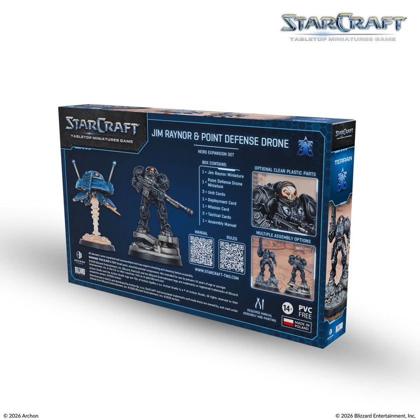 StarCraft: Jim Raynor (Raynor's Raiders) - Terran - Hero Expansion Set
