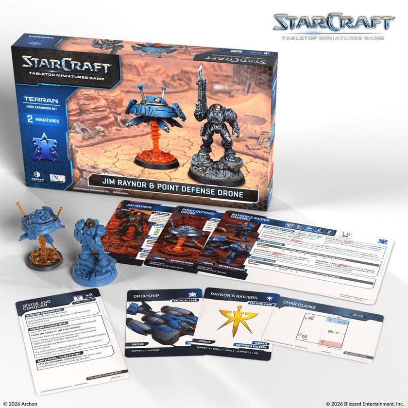 StarCraft: Jim Raynor (Raynor's Raiders) - Terran - Hero Expansion Set