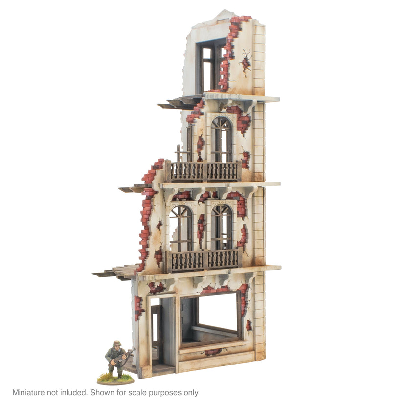 Bolt Action - City in Ruins: 4 Storey Building Corner (1)