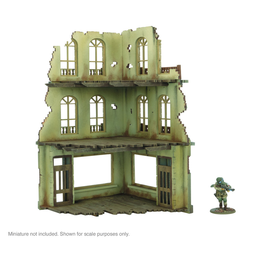 Bolt Action - City in Ruins: 3 Storey Building Corner