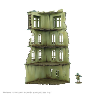Bolt Action - City in Ruins: 4 Storey Building Corner (2)