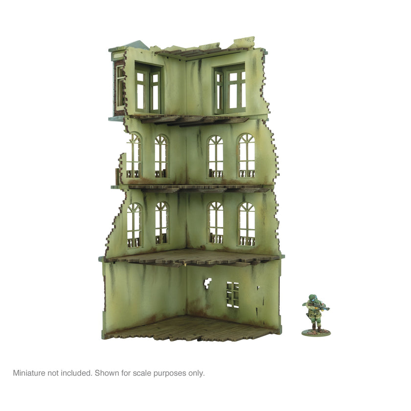 Bolt Action - City in Ruins: 4 Storey Building Corner (2)