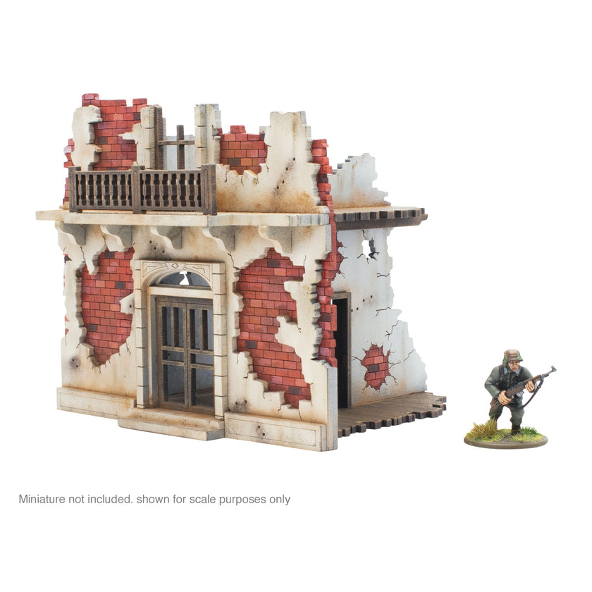 Bolt Action - City in Ruins: Single Storey Building Facade (1)
