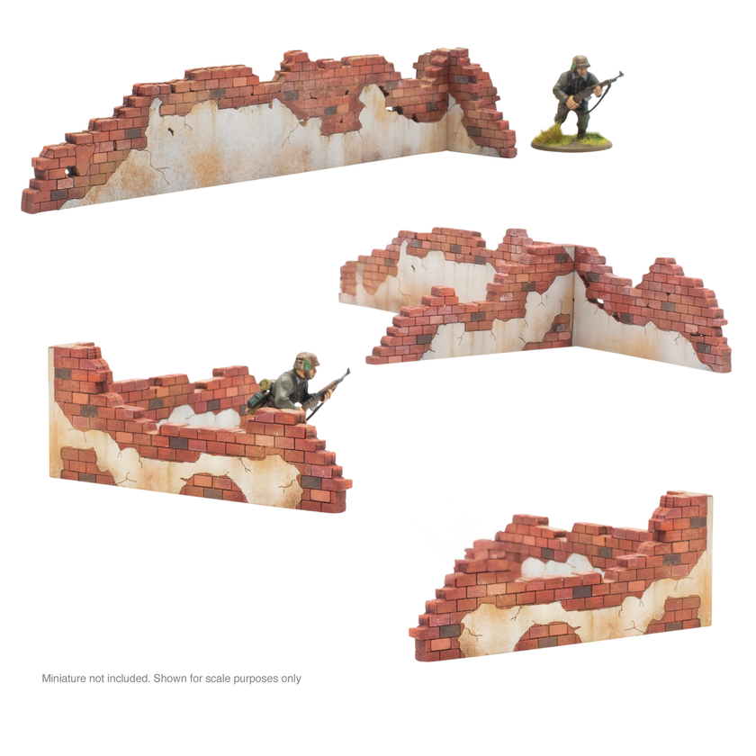 Bolt Action - City in Ruins: Destroyed Walls