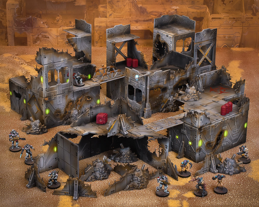 Terrain Crate Sci-Fi Ruined City | 28-32mm Scale Terrain
