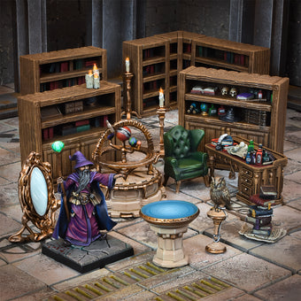 Terrain Crate Fantasy Miniatures: Wizards Study