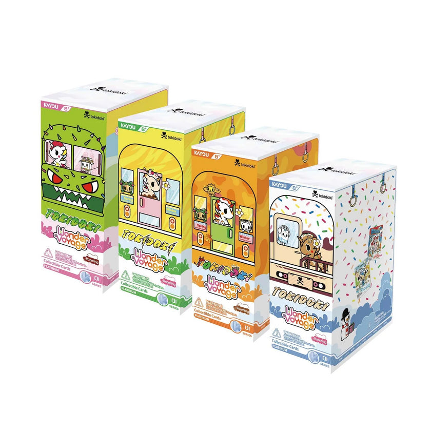 tokidoki-Wonder Voyage Collectible Cards-Roaming Edition Foil Box