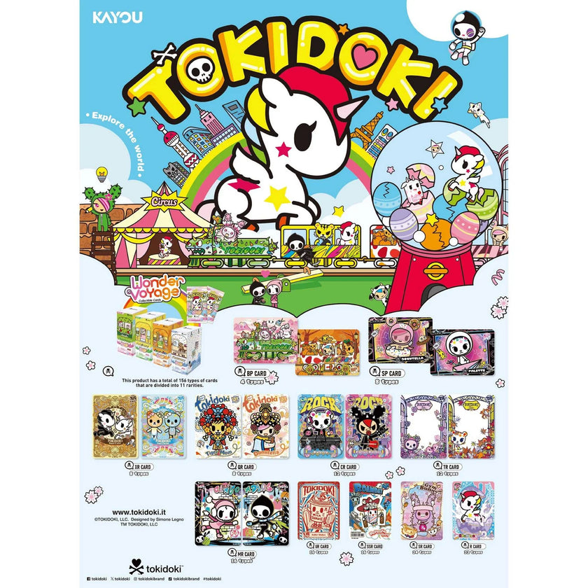 tokidoki-Wonder Voyage Collectible Cards-Roaming Edition Foil Box