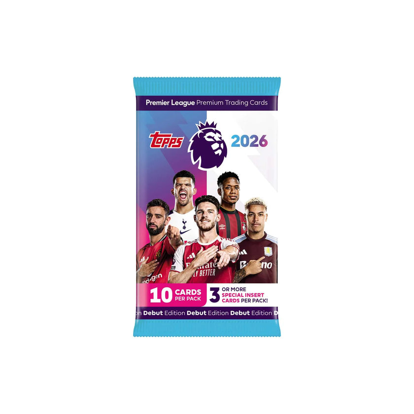 Topps 2026 Premier League Premium Trading Cards Packet Box