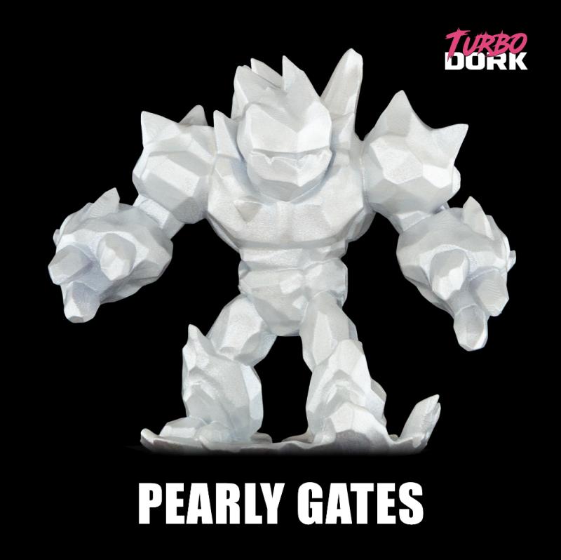 Turbo Dork: Pearly Gates Metallic Acrylic Paint 22ml Bottle