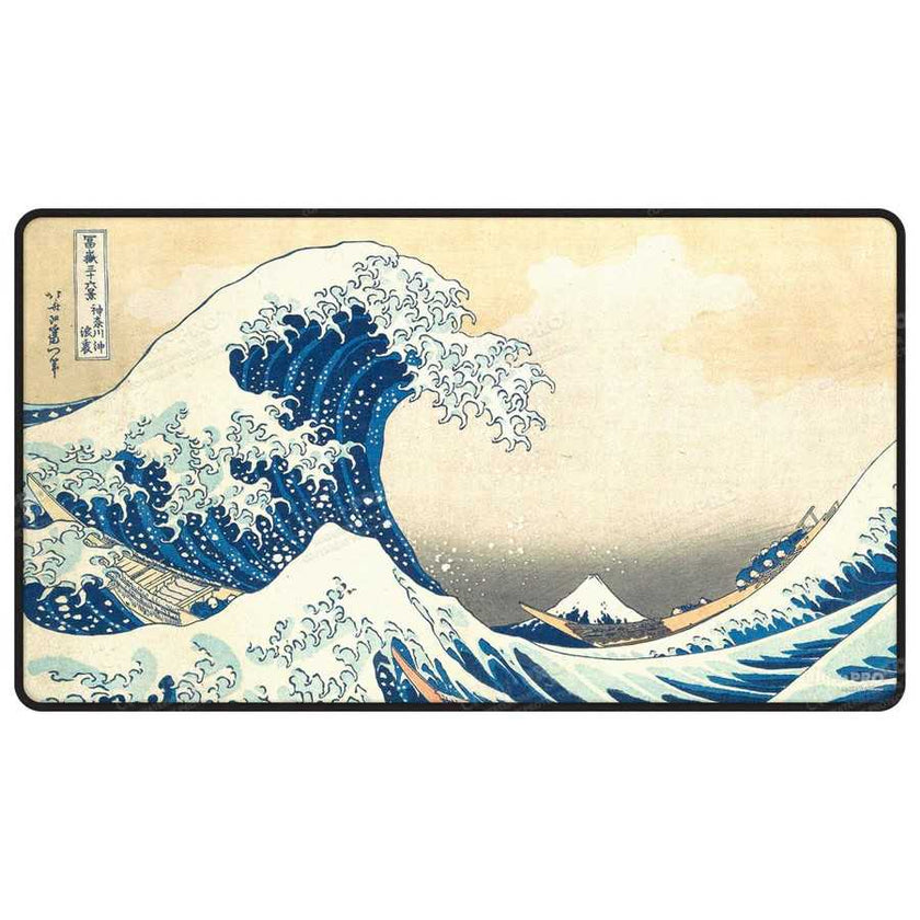 Ultra Pro The Great Wave off Kanagawa Black Stitched Playmat