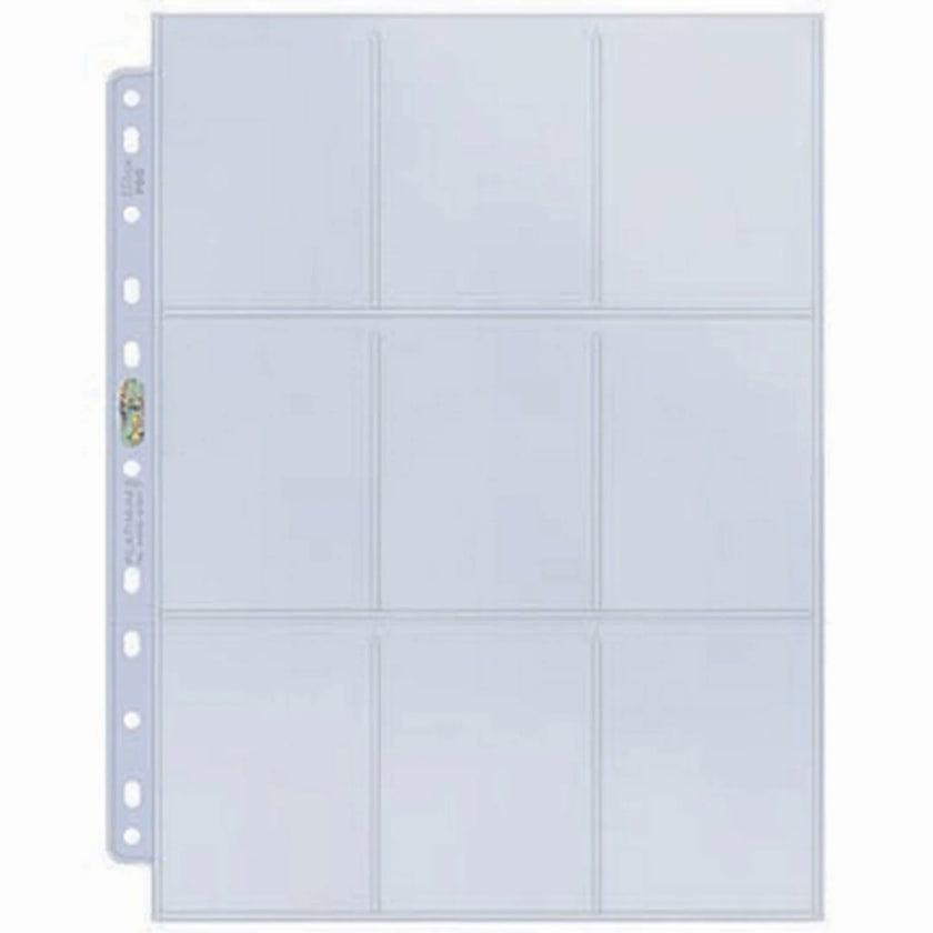 Ultra Pro Platinum 9 Pocket Pages