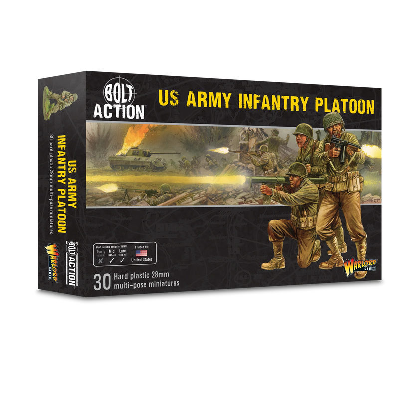 Bolt Action US Infantry Platoon - WWII American GIs