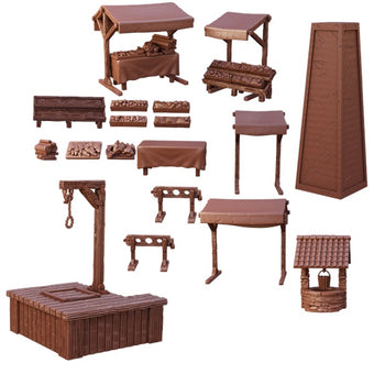 Terrain Crate Fantasy Terrain: Medieval Village Square