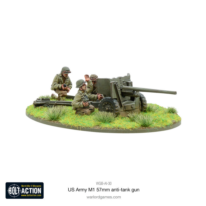 Bolt Action   US Army M1 57mm Anti-Tank Gun Blister Pack