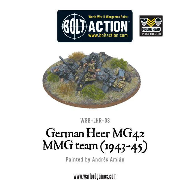 German Heer MG42 MMG Team (1943-45) Blister Box