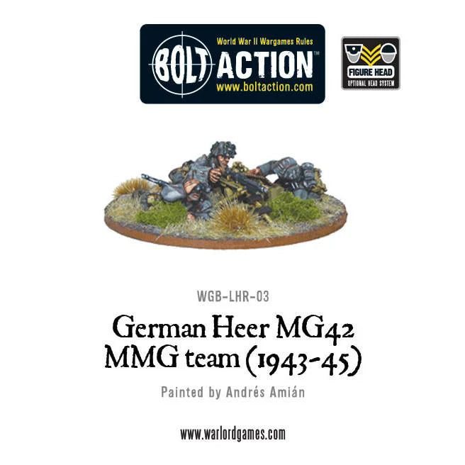 German Heer MG42 MMG Team (1943-45) Blister Box