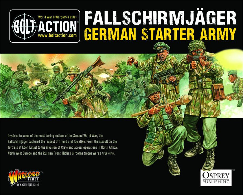 Bolt Action Fallschirmjager Green Devils Starter Army