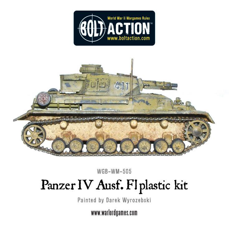 Bolt Action Panzer IV Ausf. F1/G/H medium tank (plastic)
