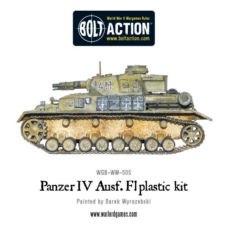 Bolt Action Panzer IV Ausf. F1/G/H medium tank (plastic)