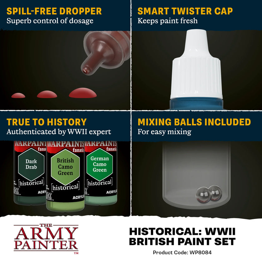 Warpaints Fanatic: World War II British Paint Set