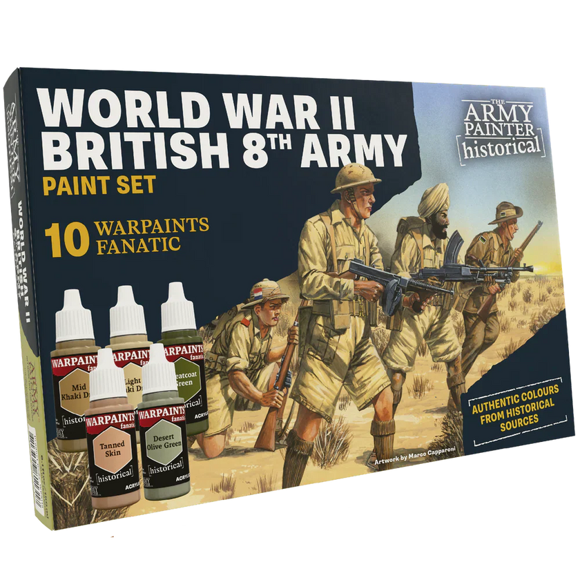 Bolt Action - Historical: WWII British 8th Army Paint Set