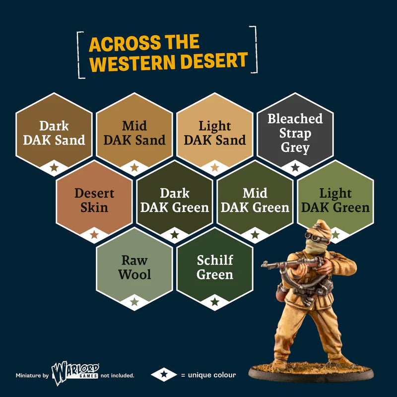 Warpaints Fanatic: World War II German Afrika Korps Paint Set