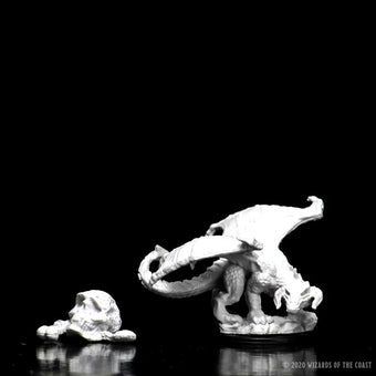 D&D Nolzur's Marvelous Unpainted Miniatures: Black Dragon Wyrmling
