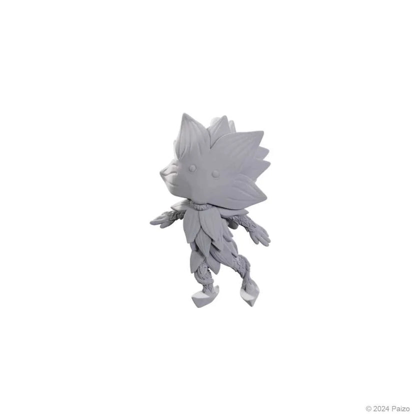 Pathfinder Deep Cuts Unpainted Miniatures: Lotus Leshy and Flytrap Leshy