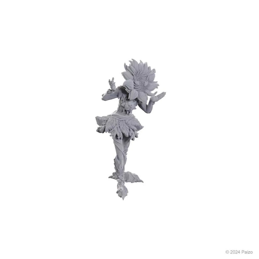Pathfinder Deep Cuts Unpainted Miniatures: Sunflower Leshy and Fruit Leshy